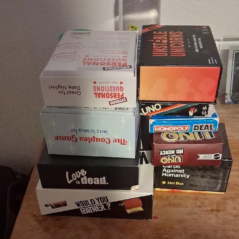 Assorted Card Games Collection